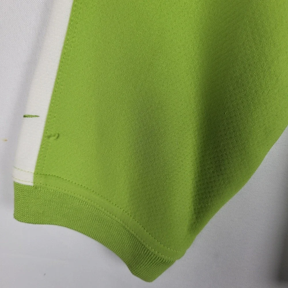 Nike Golf Nike Fit Therma Sweatshirt‎ Men's Large Green White Quarter Zip